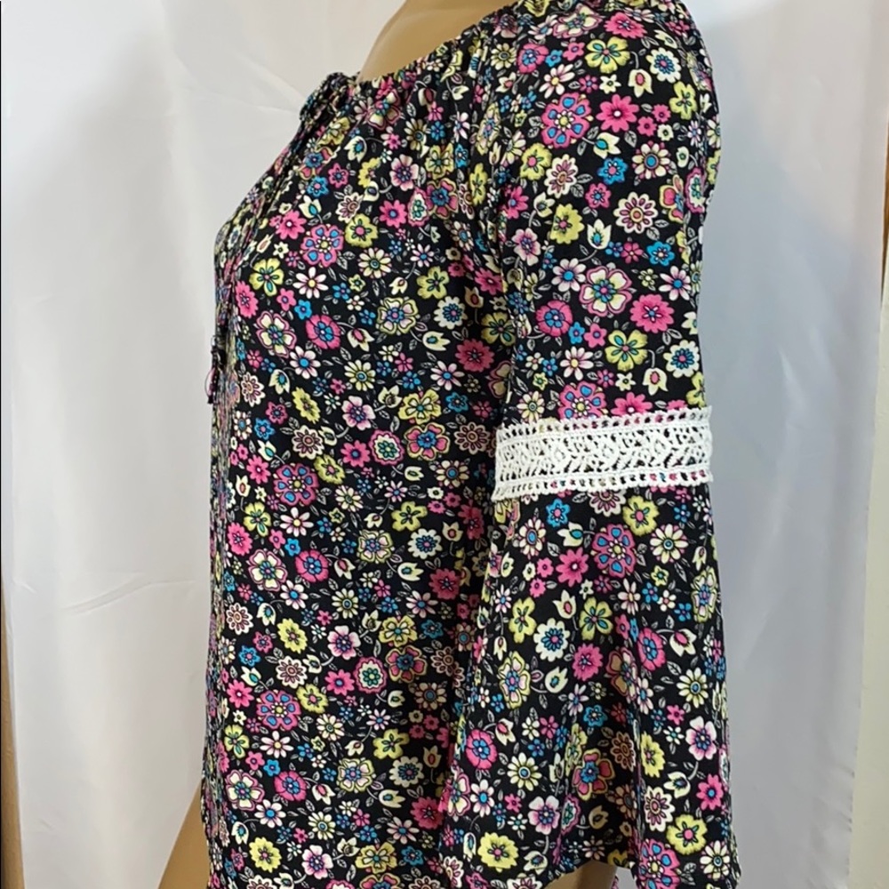 FLORAL BLOUSE - Picture 6 of 7